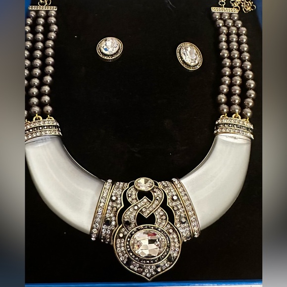 Heidi Daus Necklace and Earrings Set